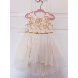 AMERICAN GIRL | Pearl & Champagne Toddler Party Dress.